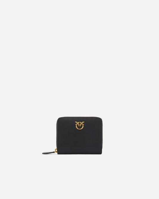 PINKO Portafoglio quadrato zip-around in pelle